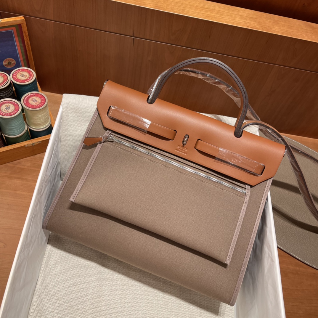 에르메스 에르백31 셀리에 캔버스 에토프 은장